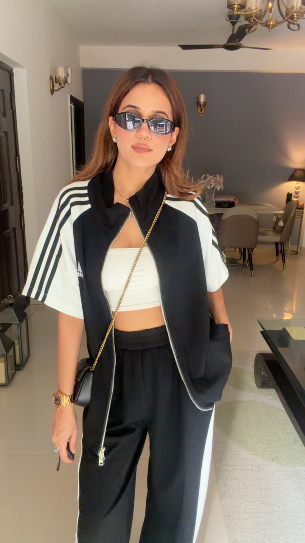 Athleisure Stripe Lounge Set