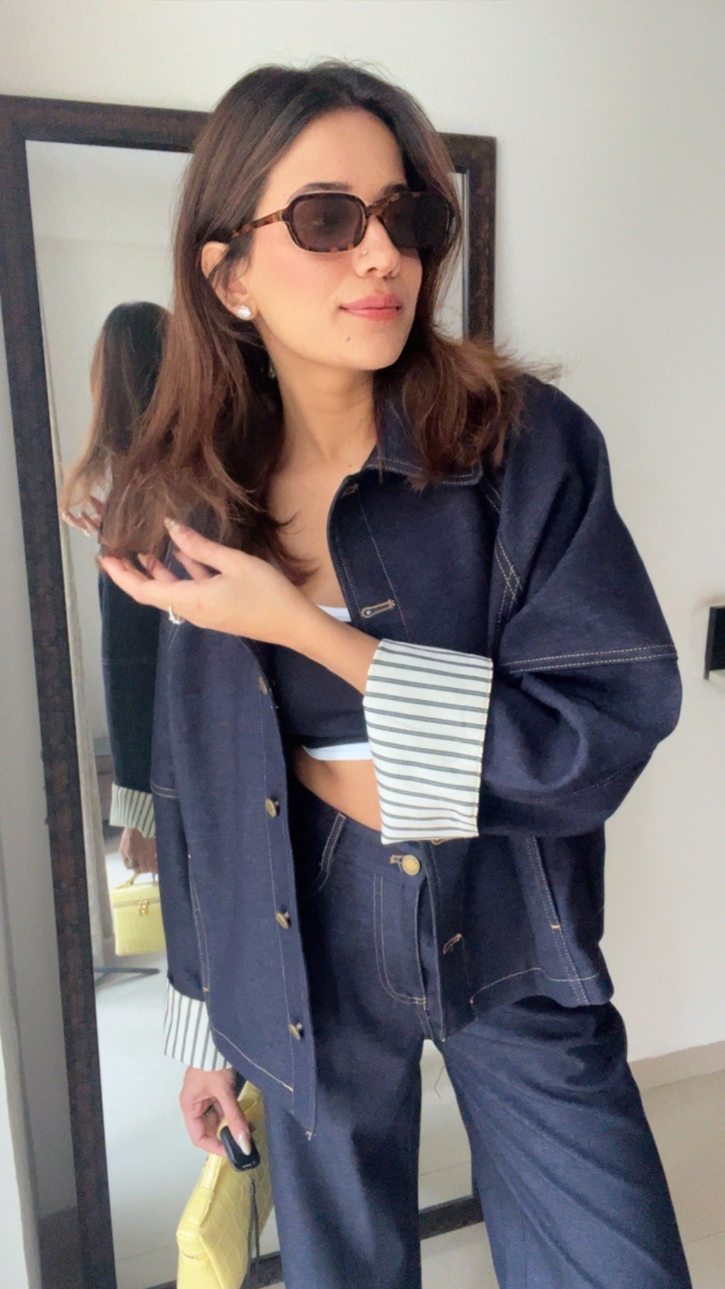 Monotone Denim Fall Co-ord