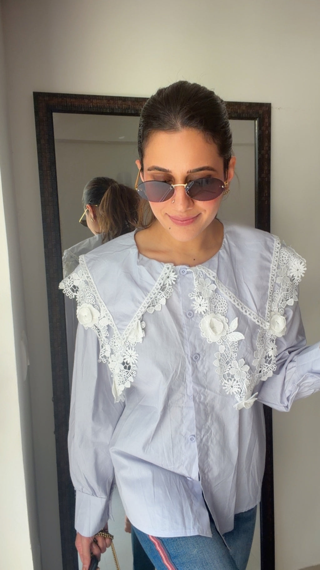 Lapel Summer Poplin Shirt