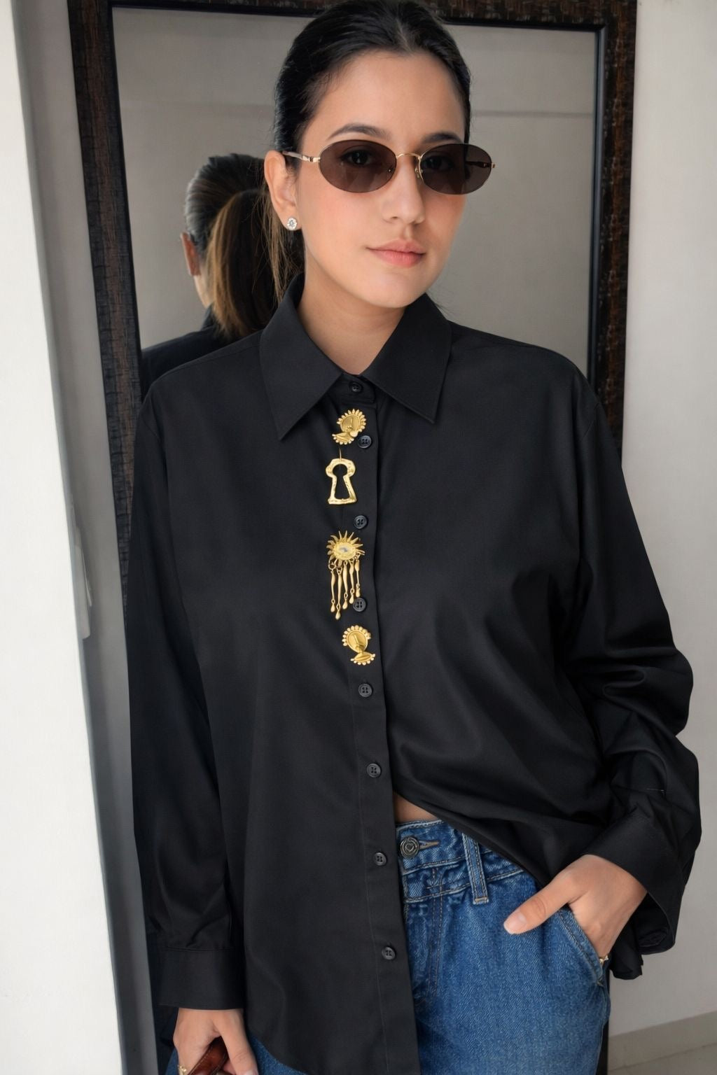 Broach Poplin Shirt