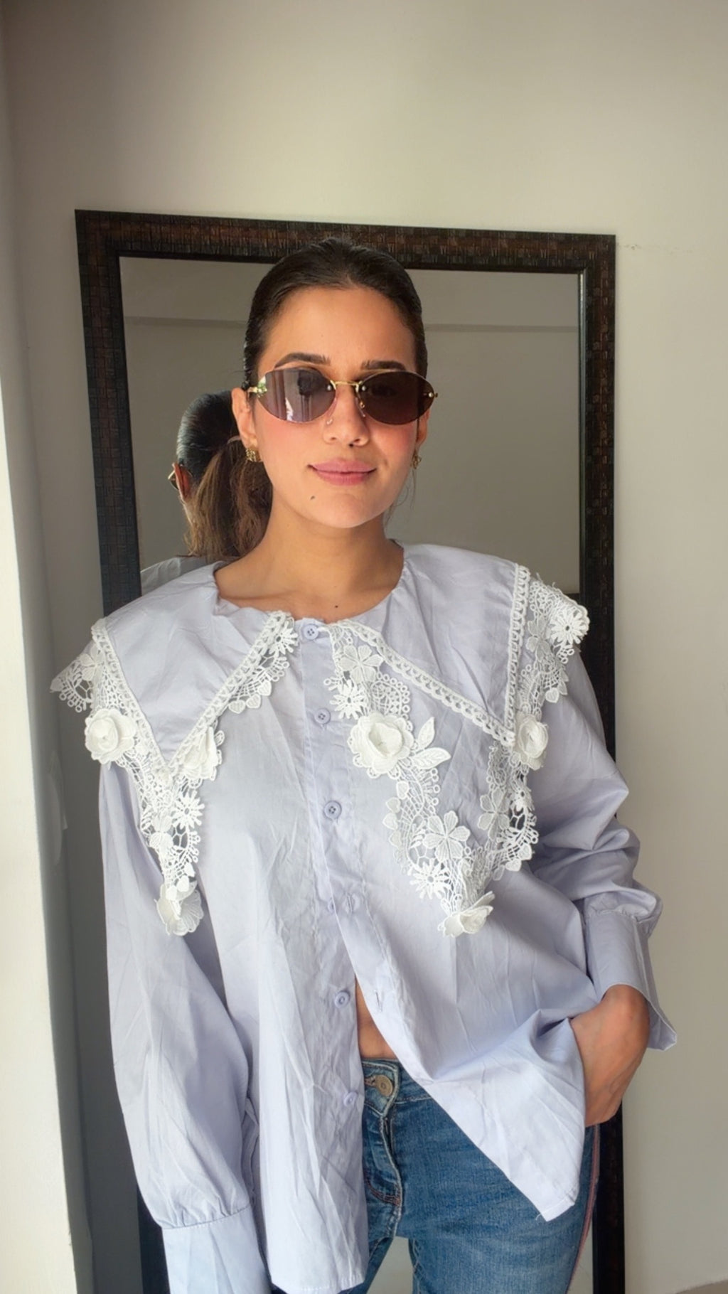 Lapel Summer Poplin Shirt