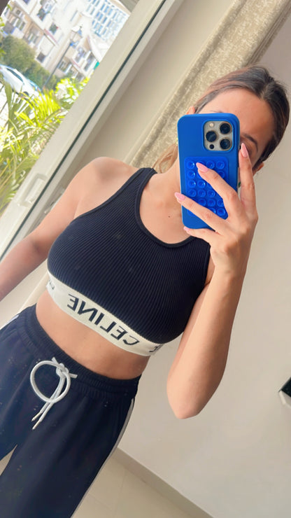 Ribbed crop top
