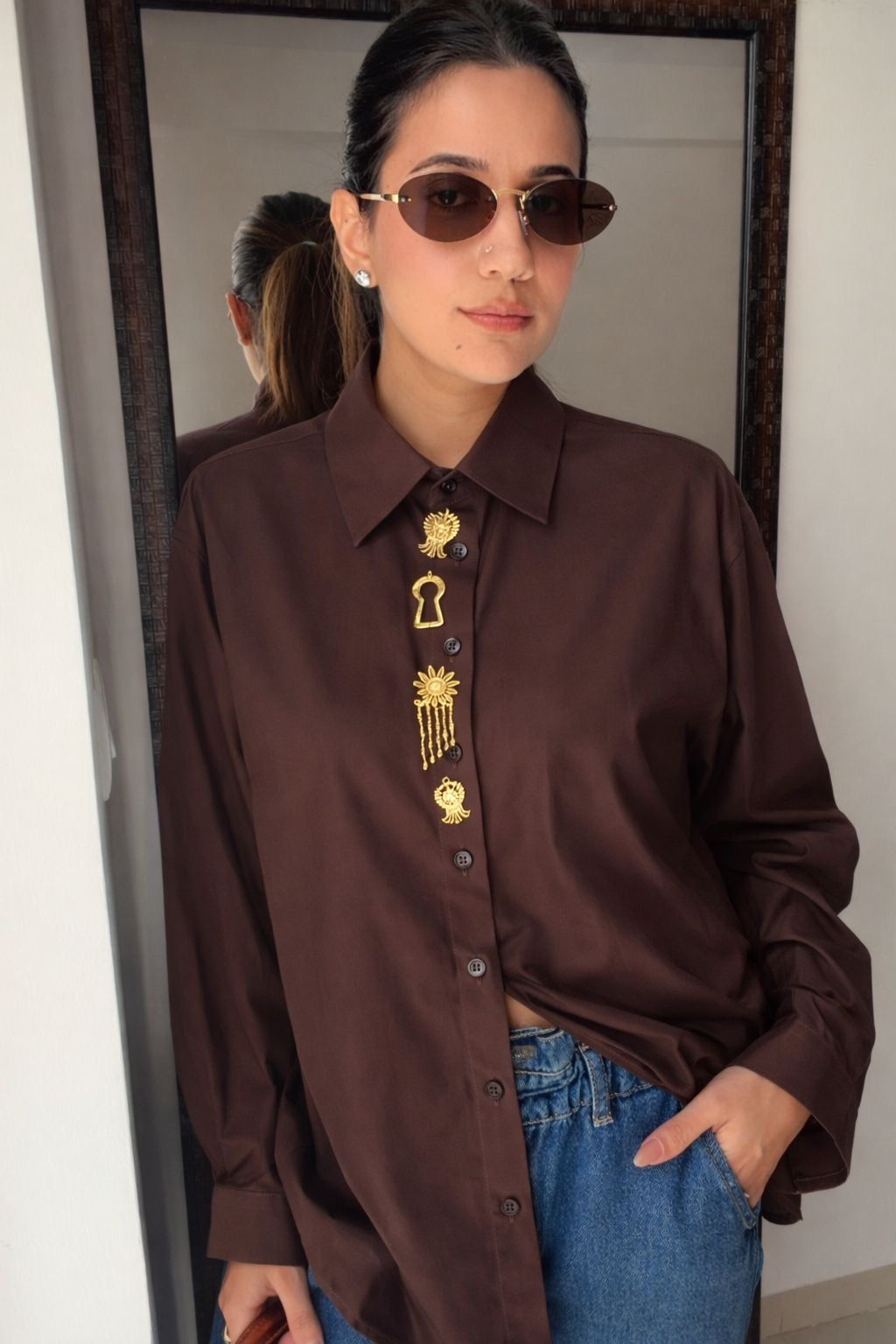 Broach Poplin Shirt