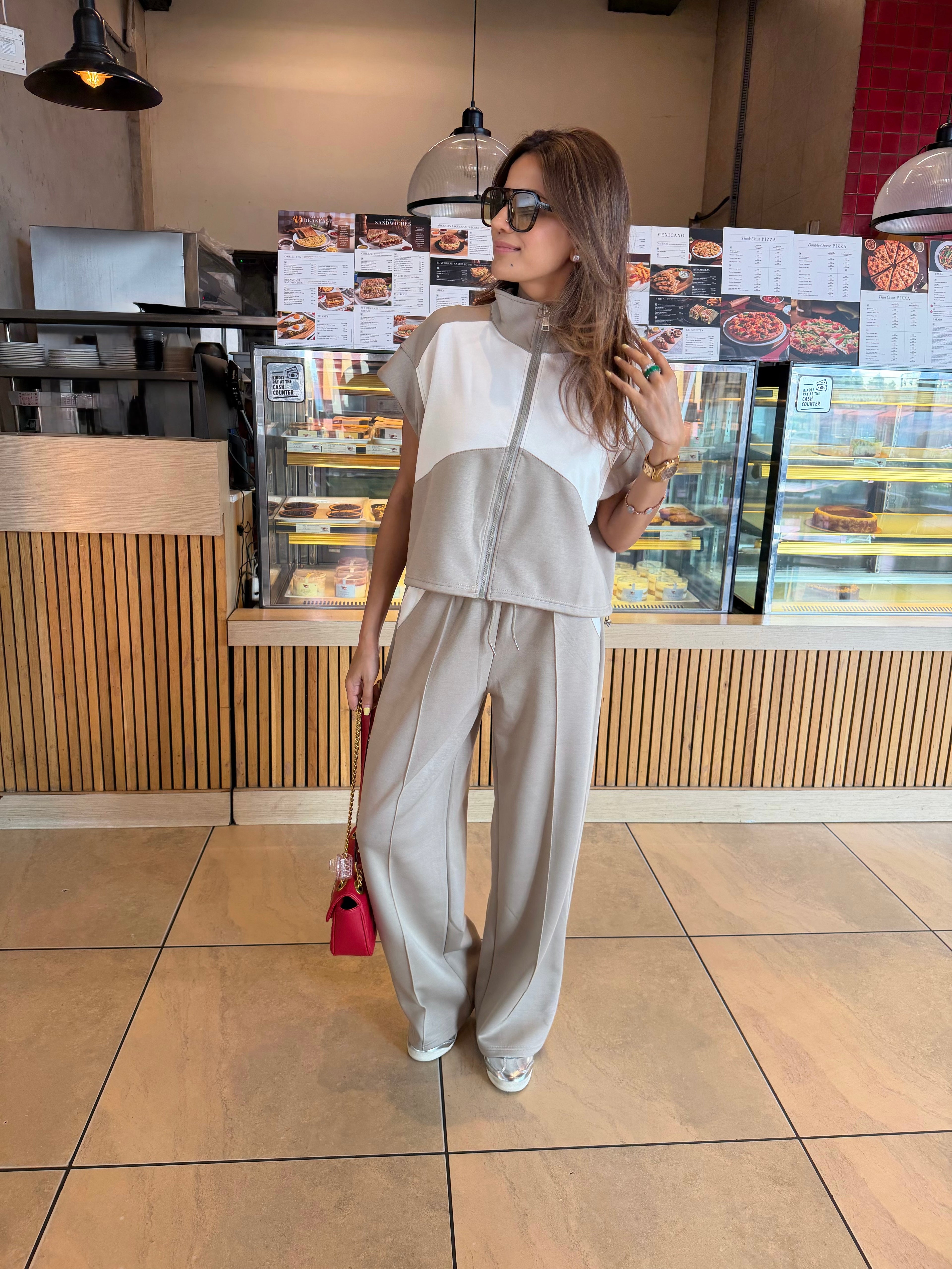 Relaxed Cap sleeves Lounge Set
