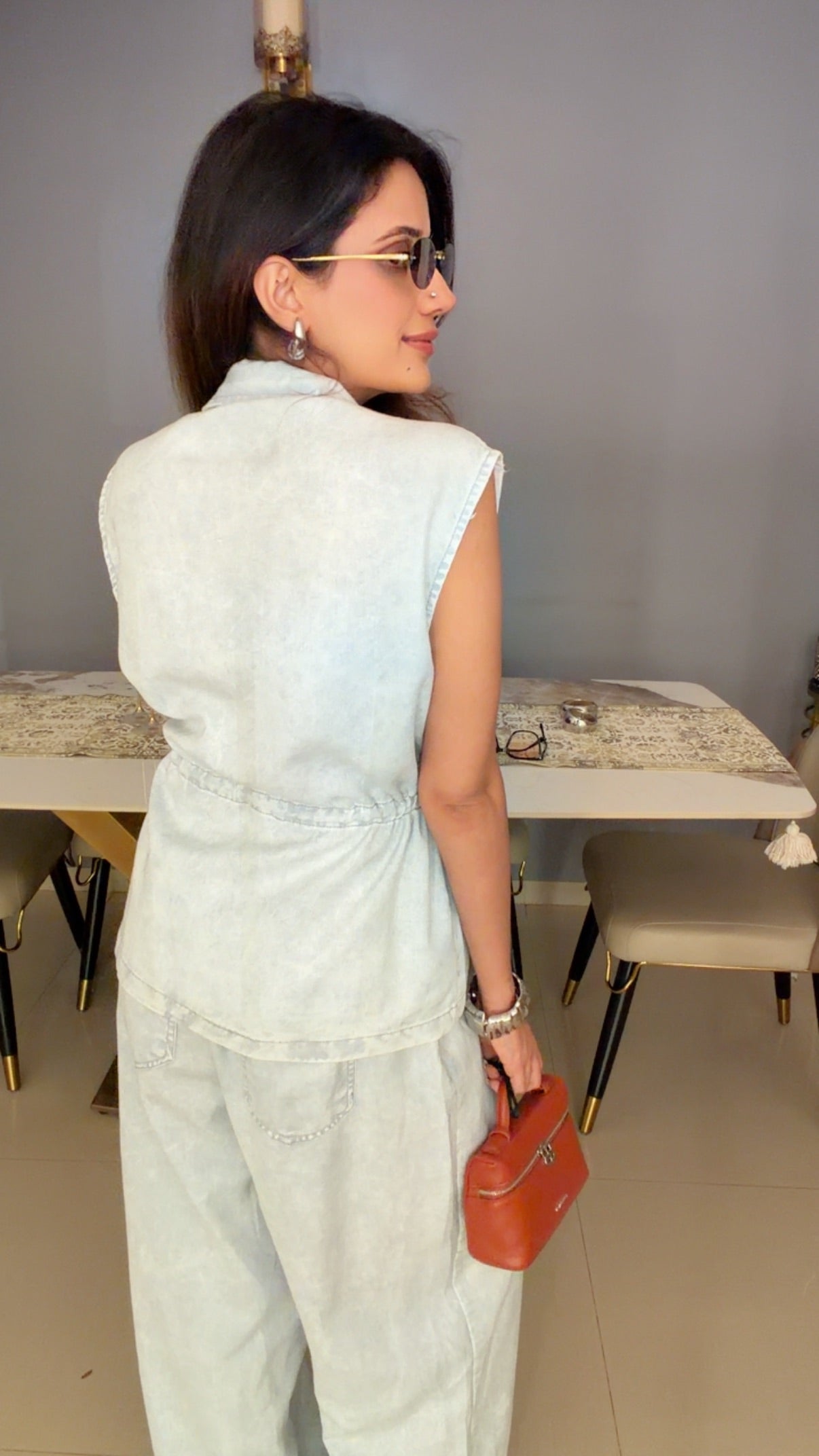 Utility Soft Denim Co-ord Set