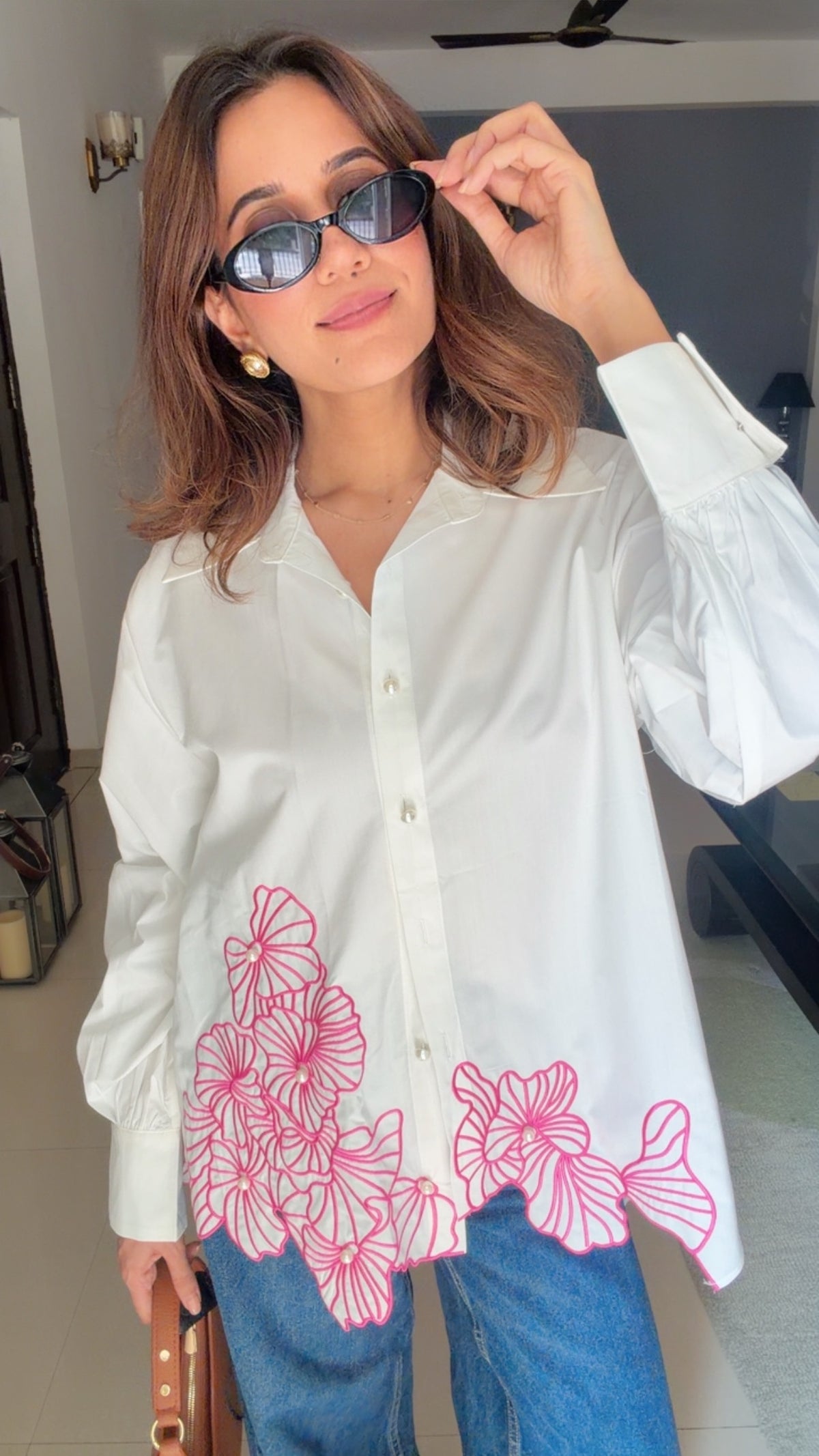 Petal Poetry Poplin Shirt