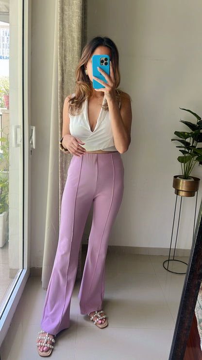 High Rise Flaired Lounge Pant