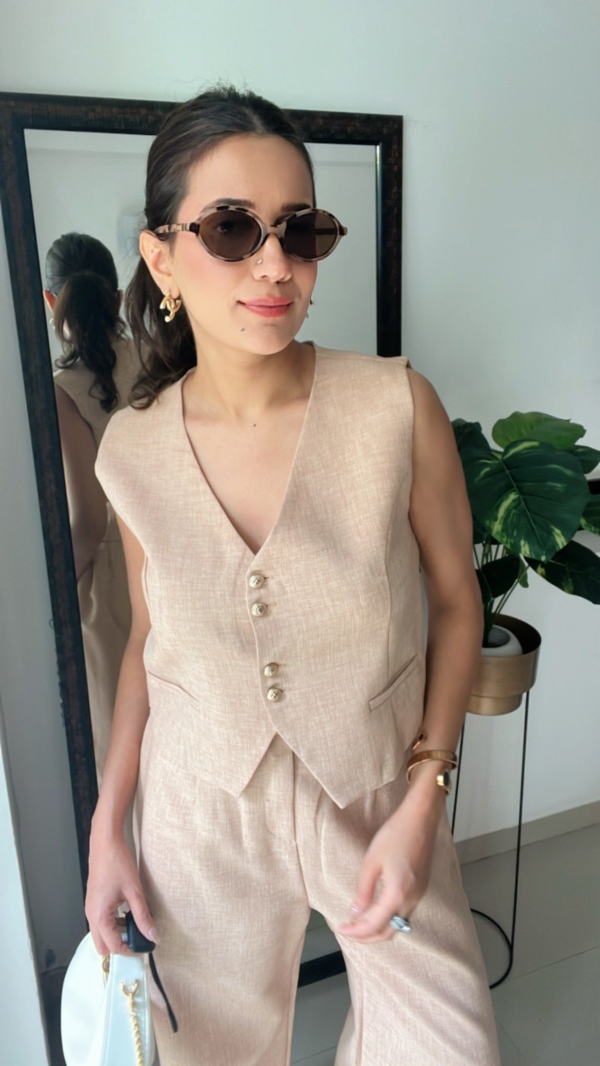 Linen Vest Co-ord