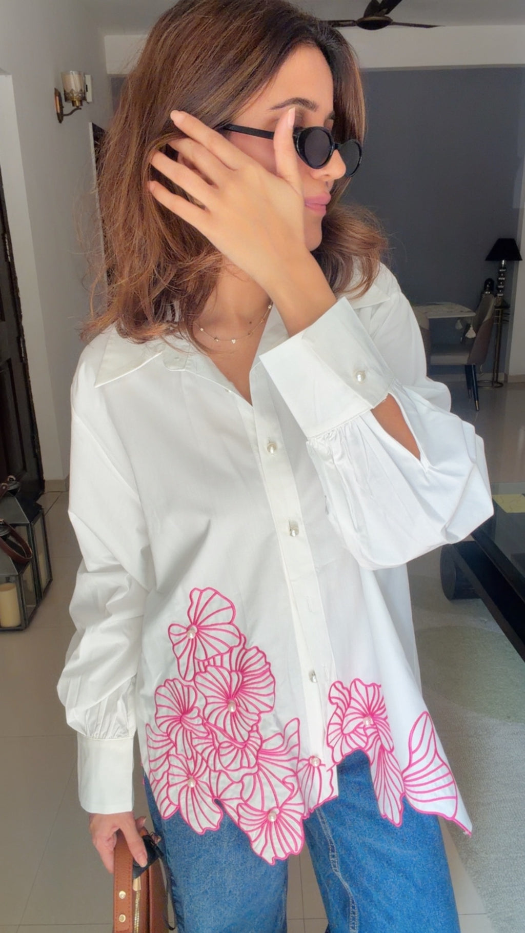 Petal Poetry Poplin Shirt