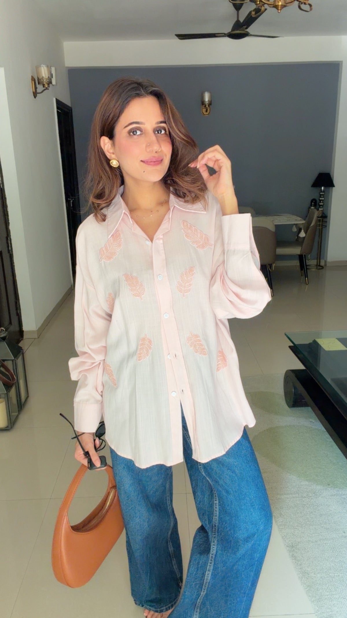 Linen Embroidered Shirt