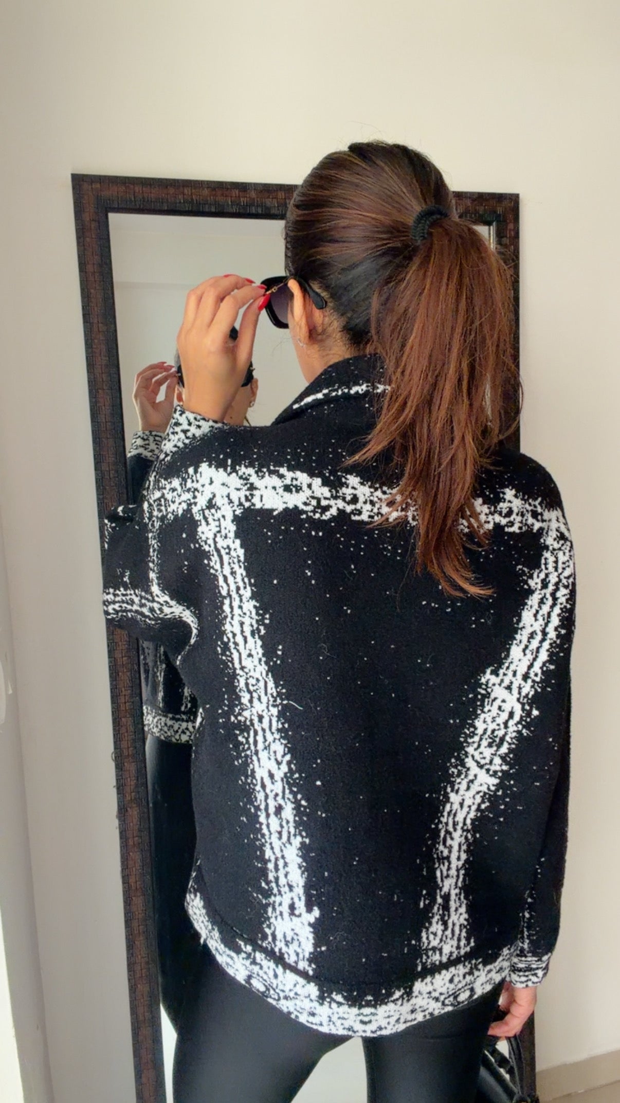 Monochrome Woolen Fall Jacket