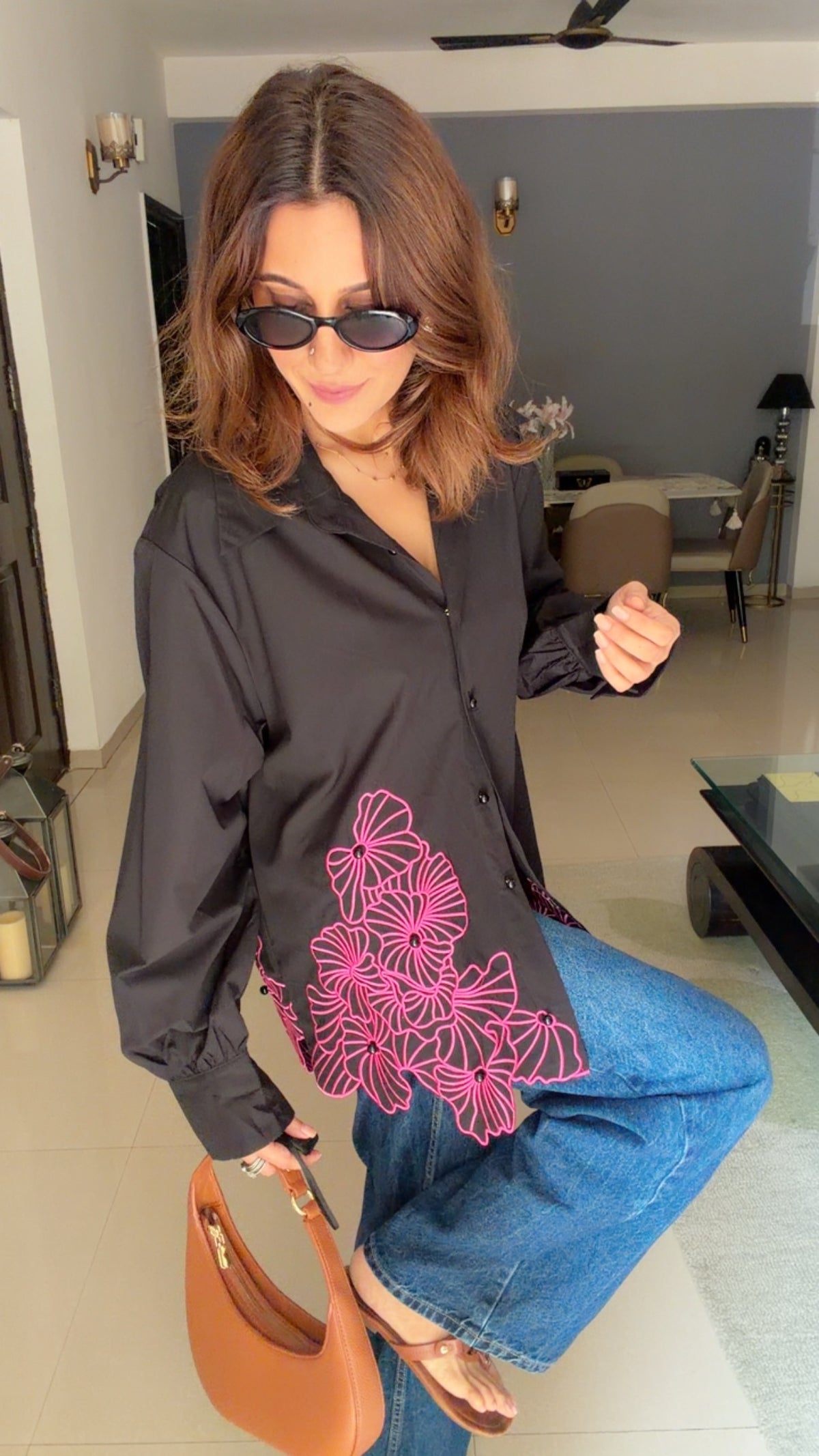 Petal Poetry Poplin Shirt