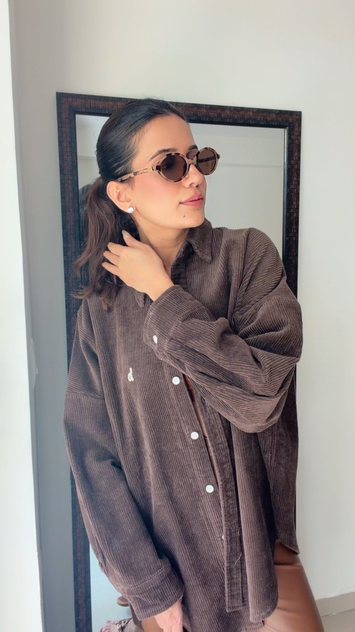 Corduroy Reversible Cuff Fall Shirt