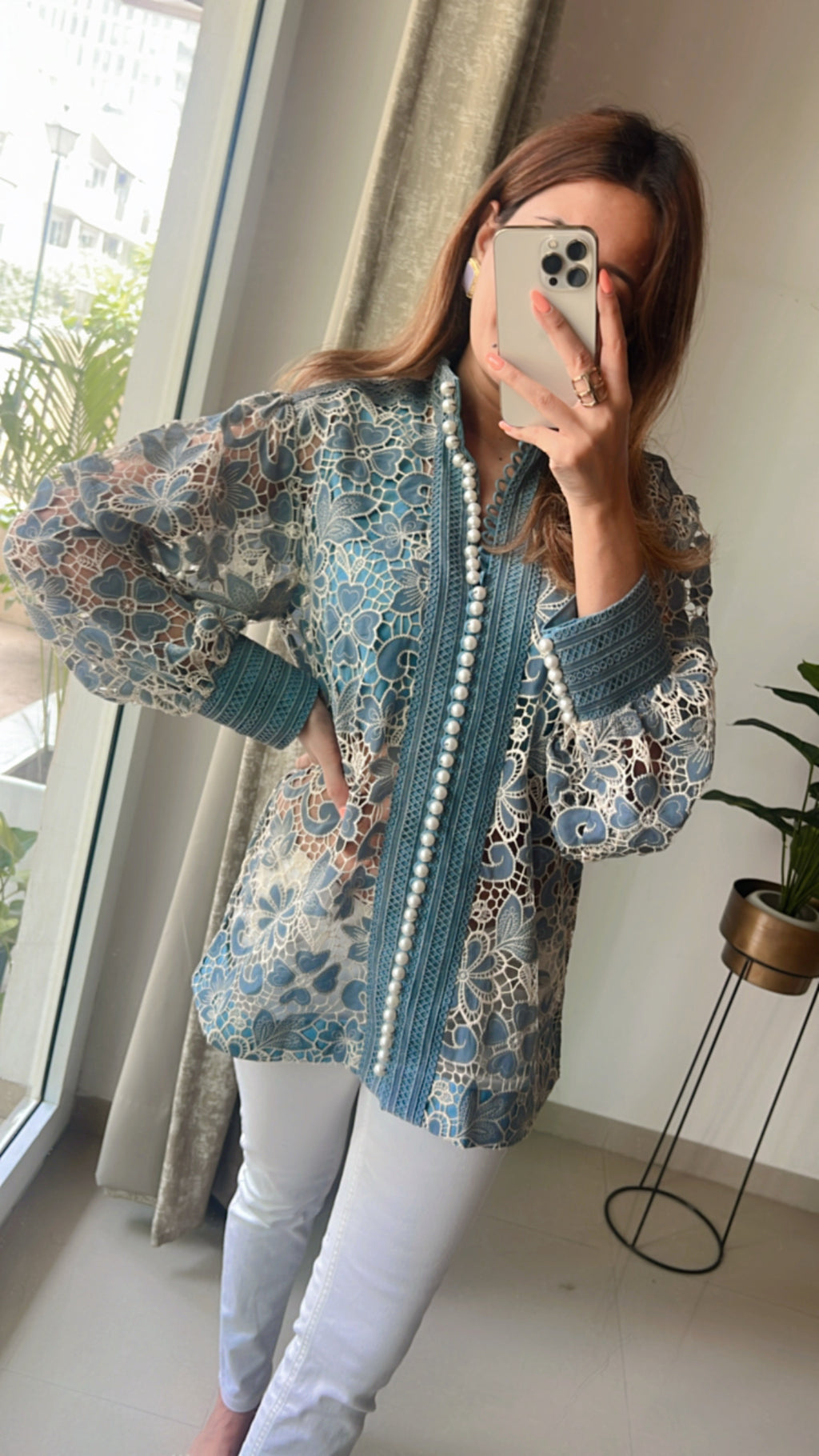 Lace Pearl Overdosed Shirt