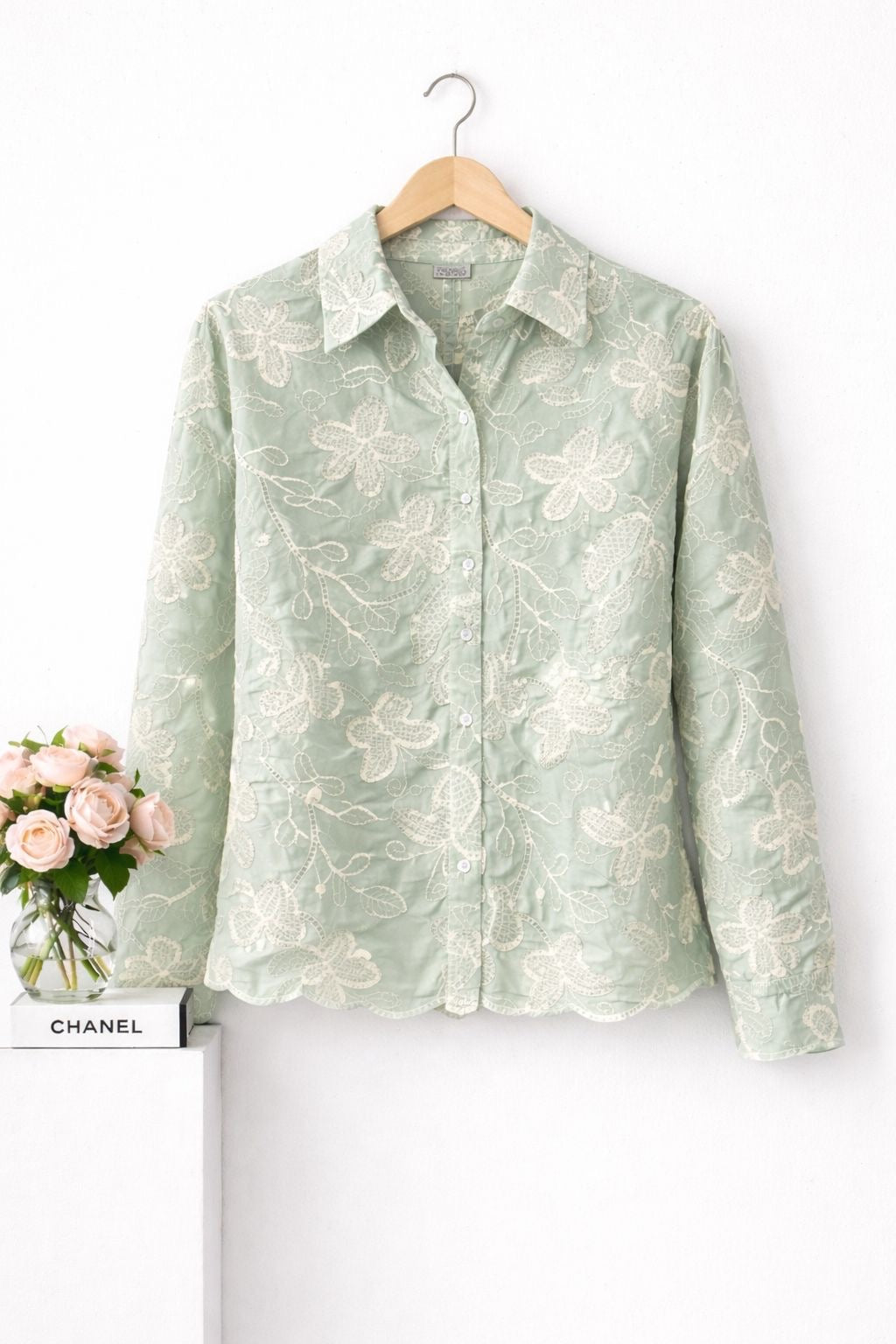 Thread Embroidered Poplin Shirt