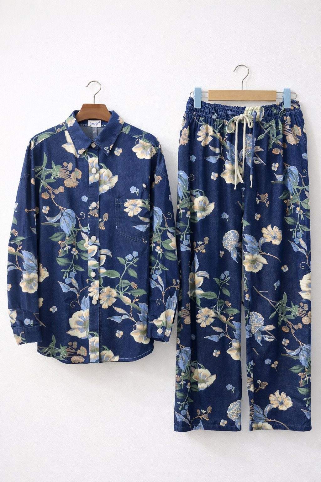 Floral Denim Co-ord Set
