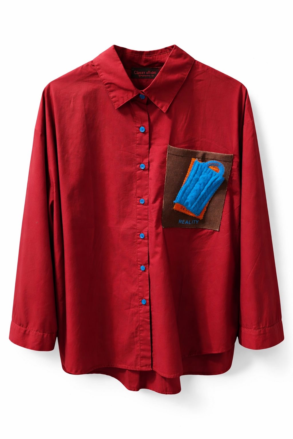 Knit Pocket Poplin Shirt