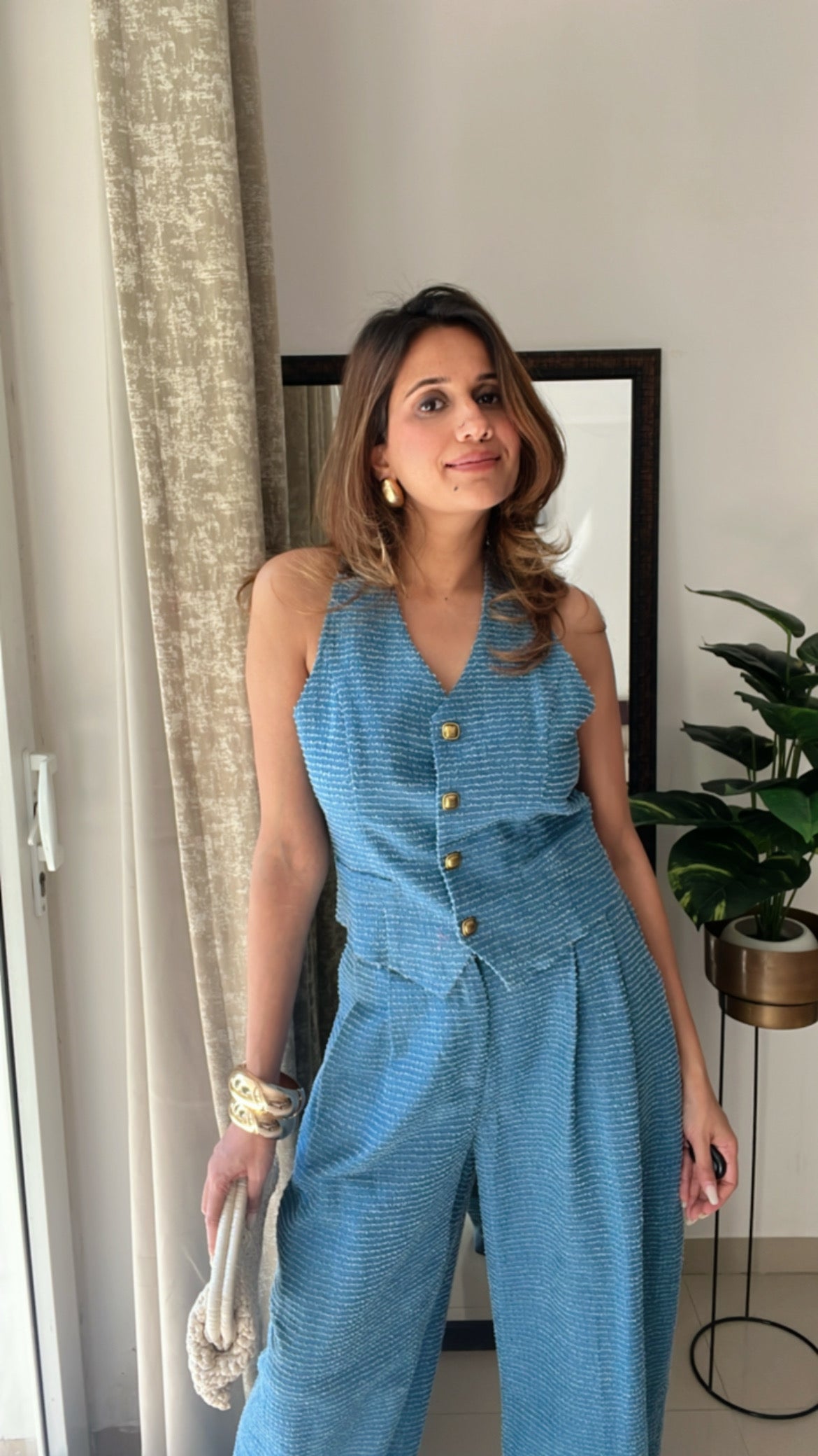 Sydney Denim Waistcoat Co-ord
