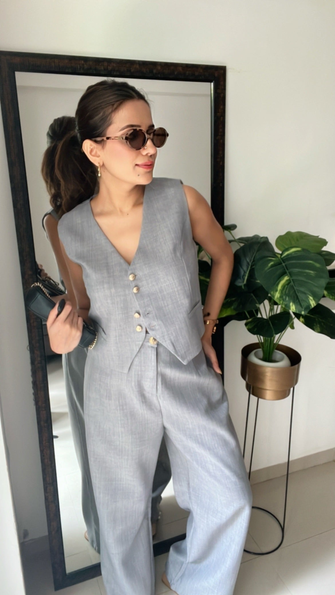 Linen Vest Co-ord