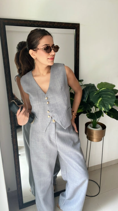 Linen Vest Co-ord