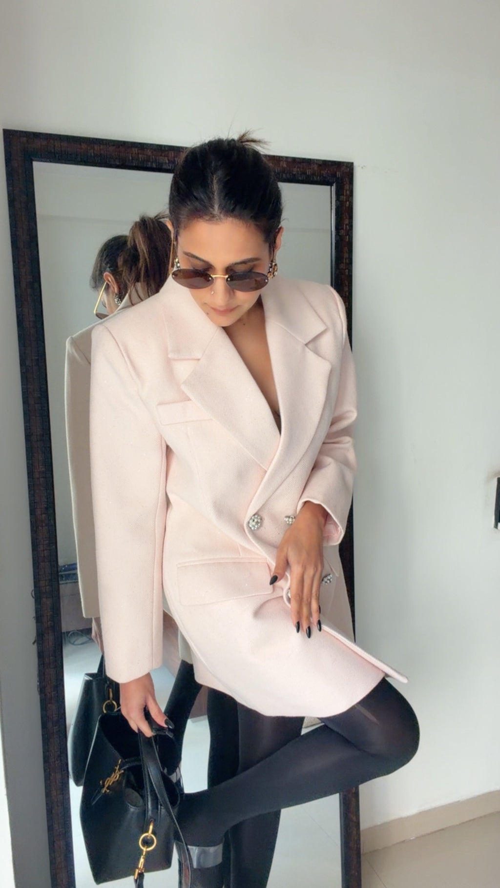 Embellished Blazer Fall Dress