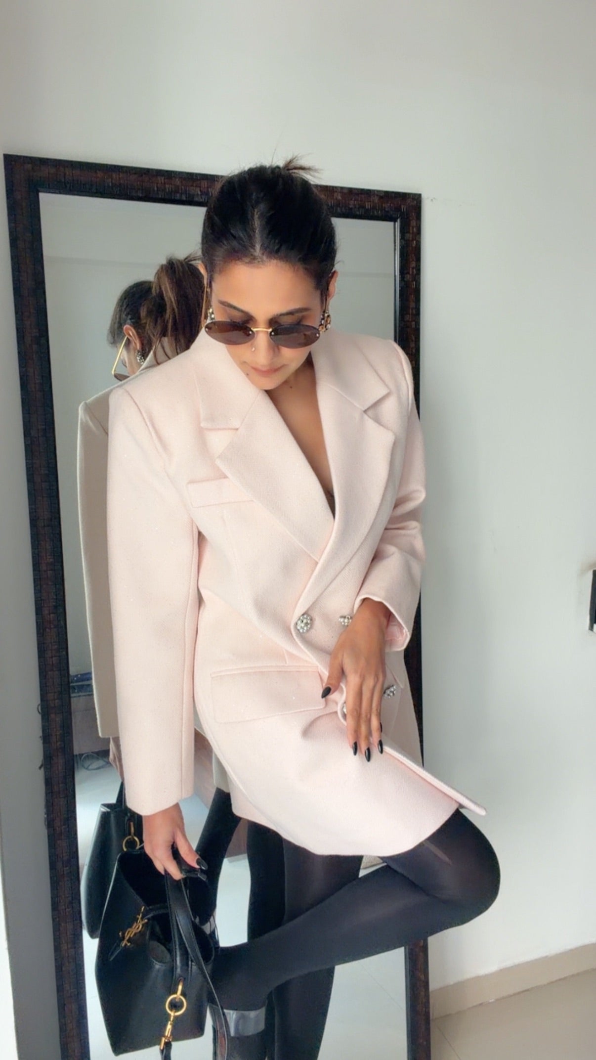 Embellished Blazer Fall Dress