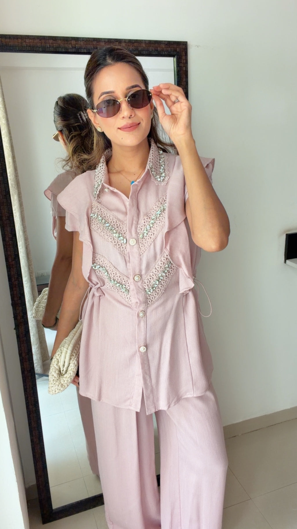 Crystal Linen Co-ord Set