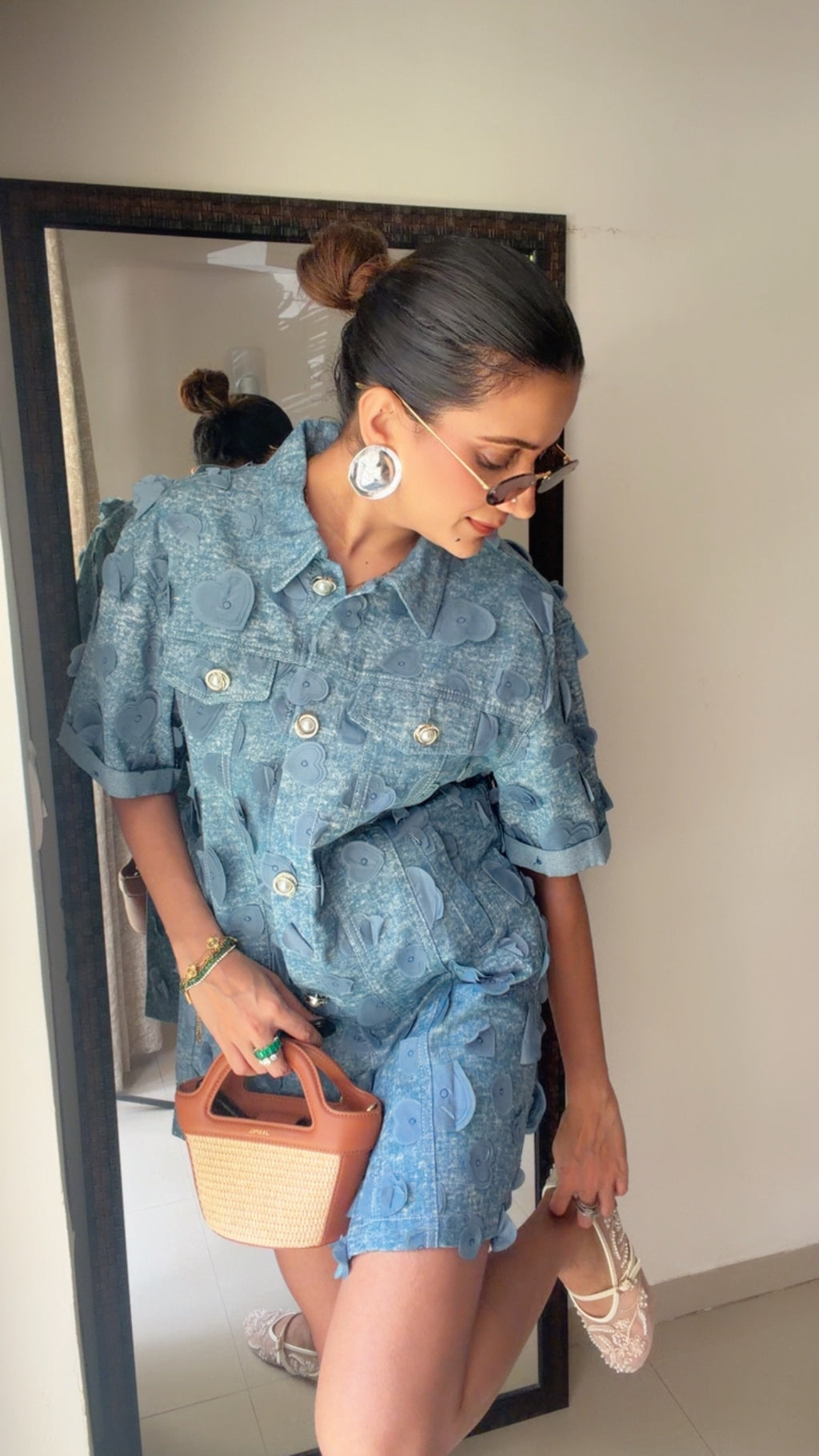 Cloud Wash Denim Dress