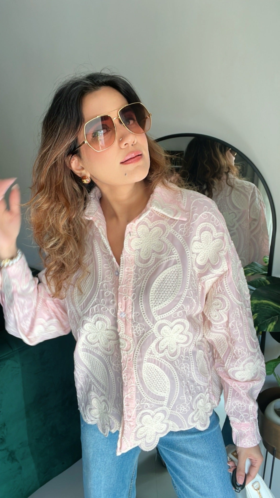 Sunshine Embroidered Shirt