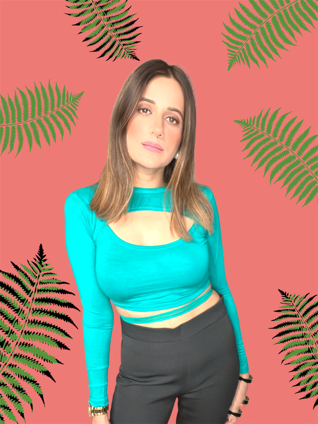 Cut Out Strechable Top