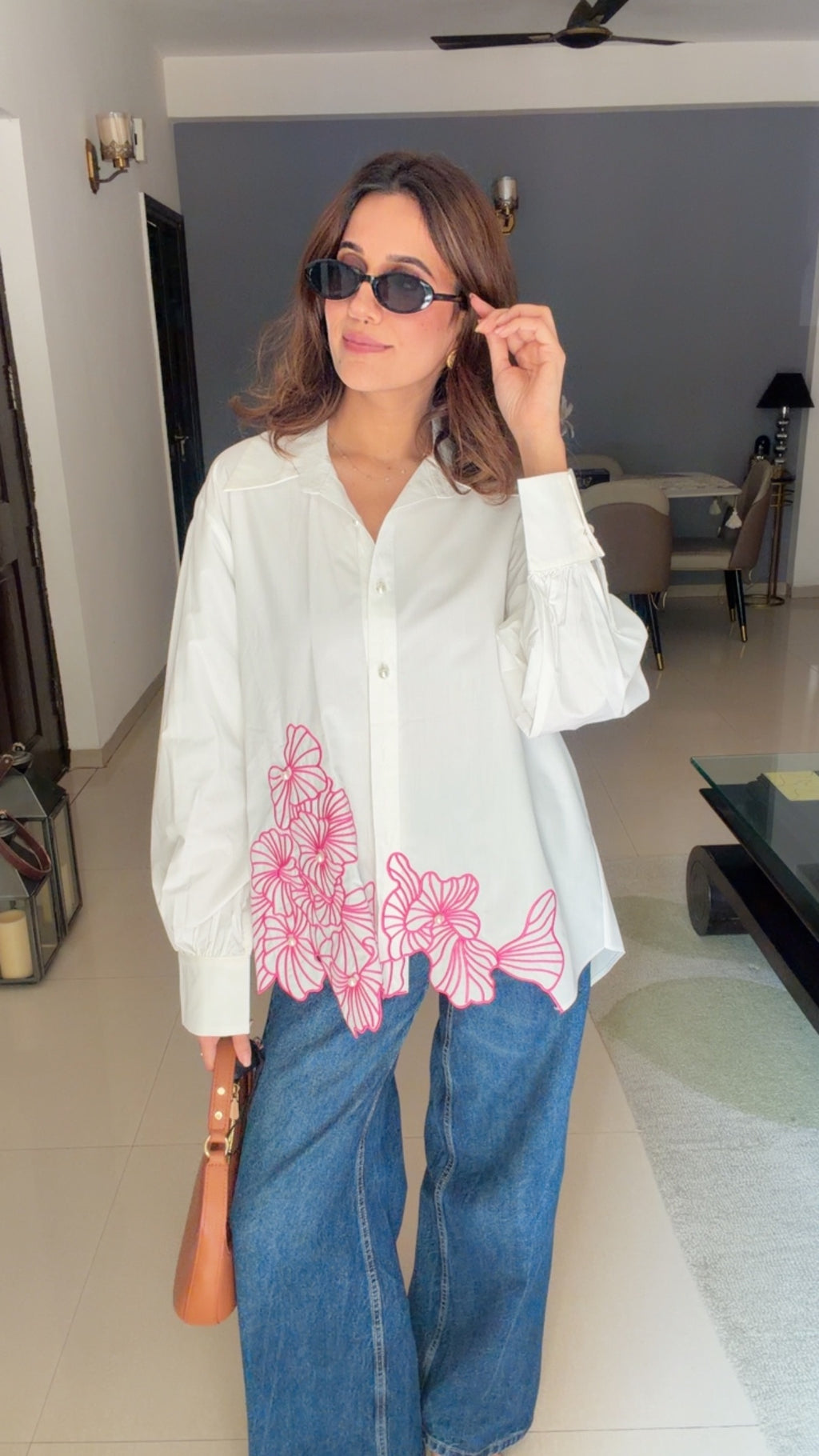 Petal Poetry Poplin Shirt