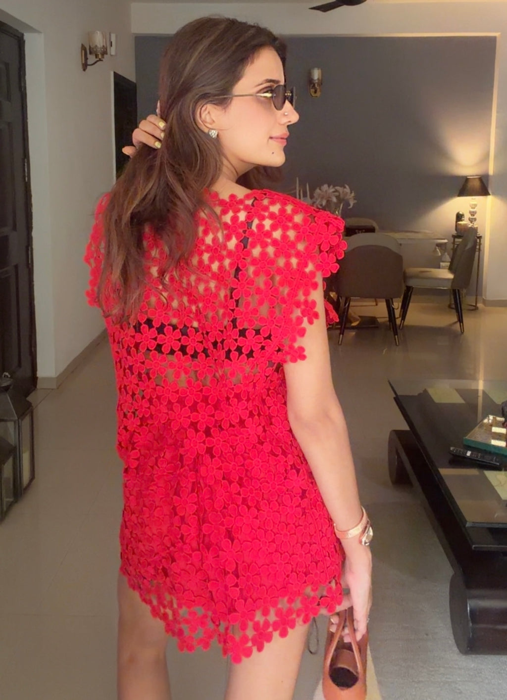 Scarlet Bloom Co-ord Set