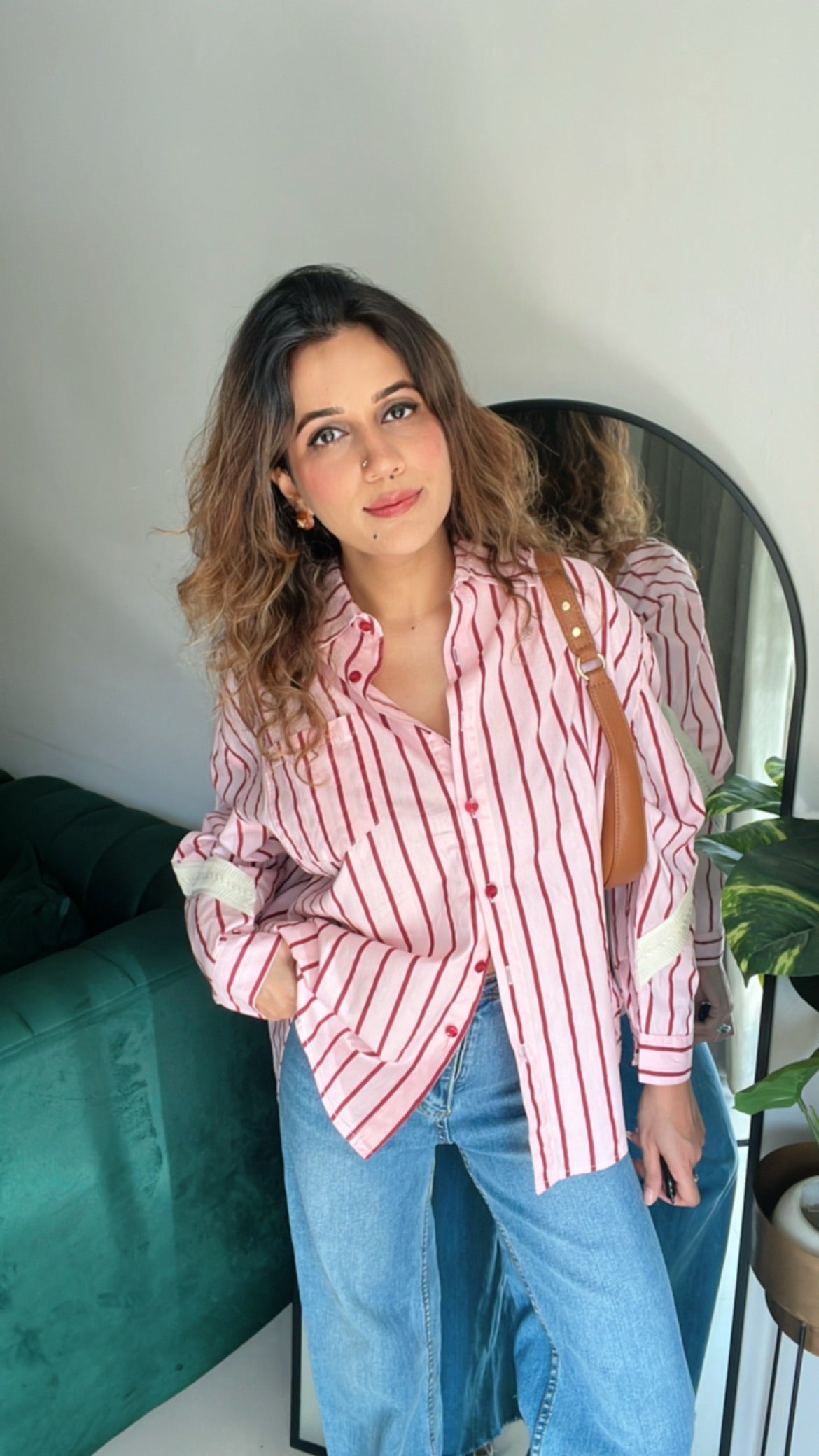 Poplin Lace detailed Shirt
