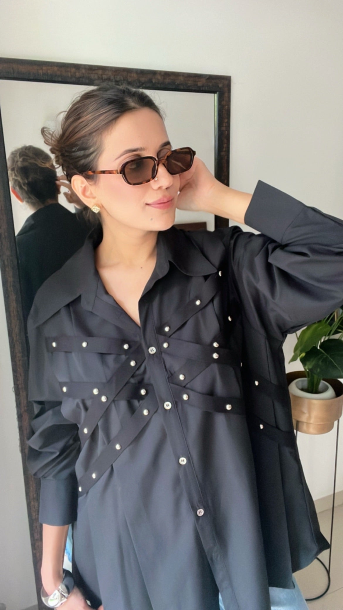 Classic A Line Poplin Shirt