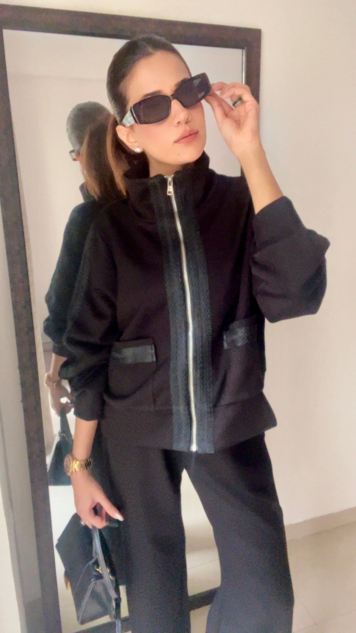 Textured Detailed Fall Lounge Set