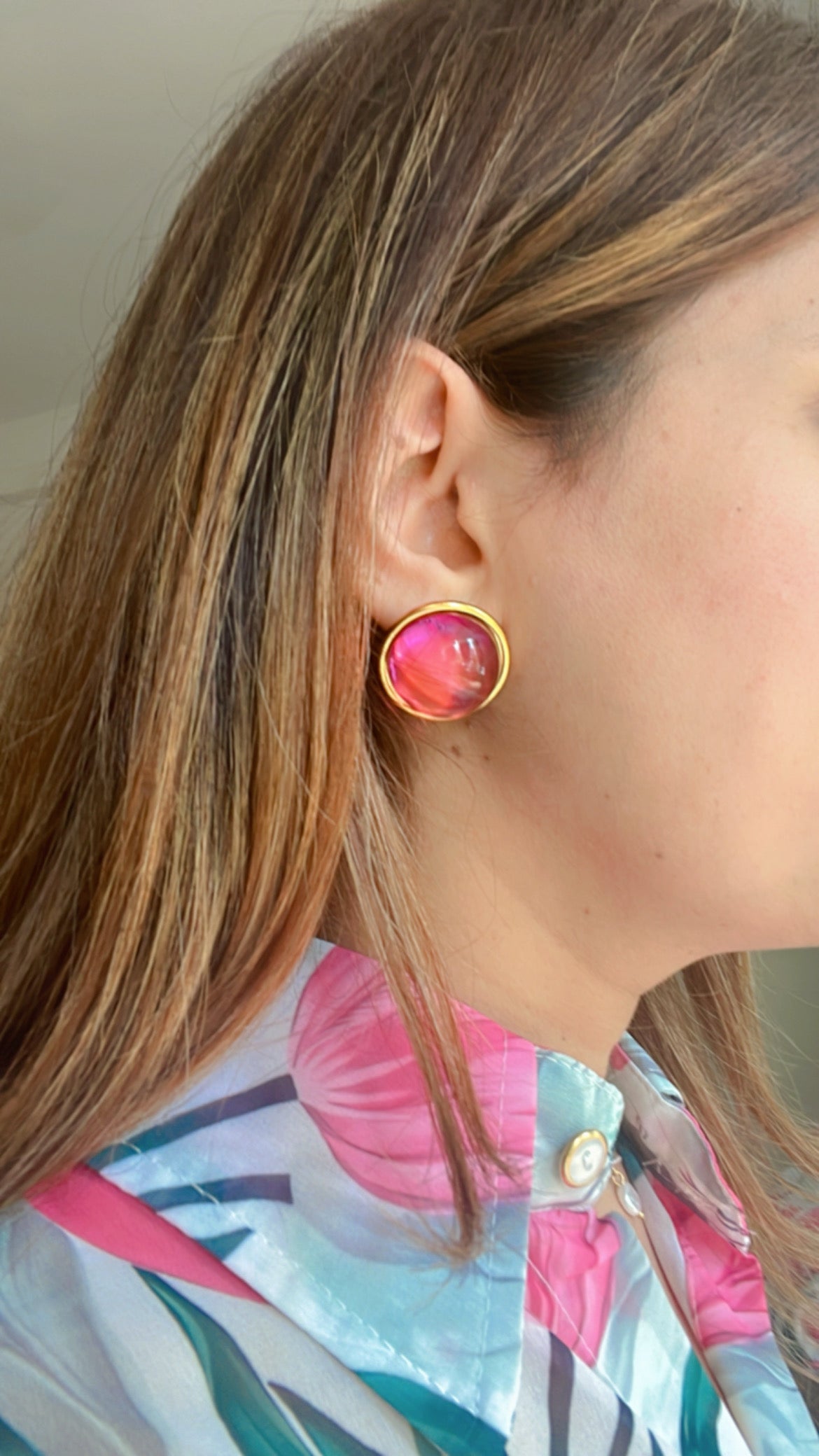 Pink Pop Earrings