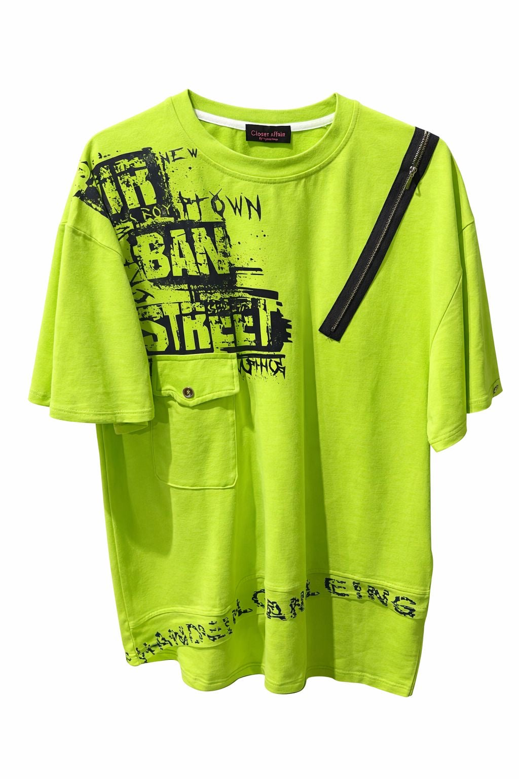 Oversized color pop Tee