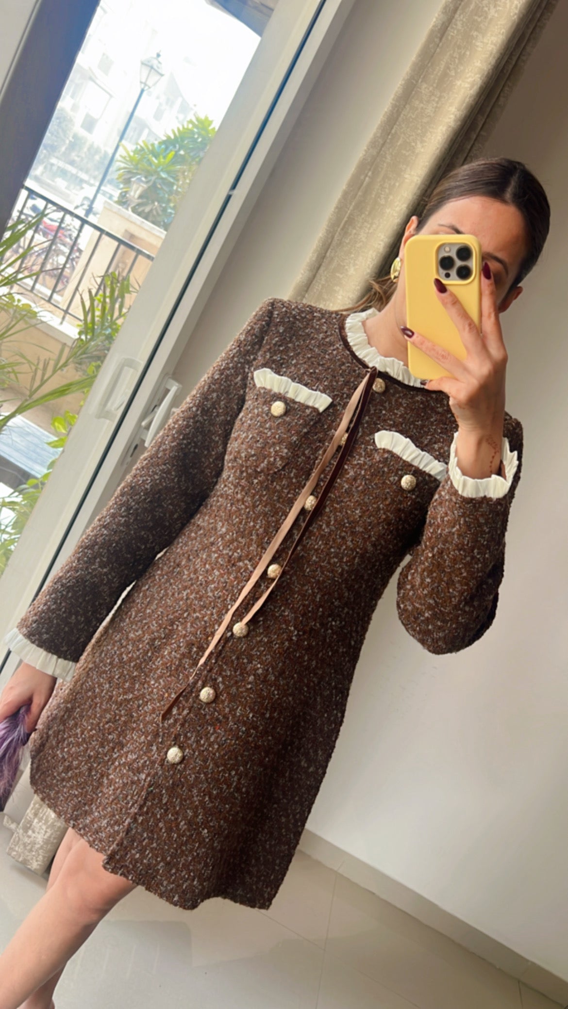Classic Tweed Fall Dress