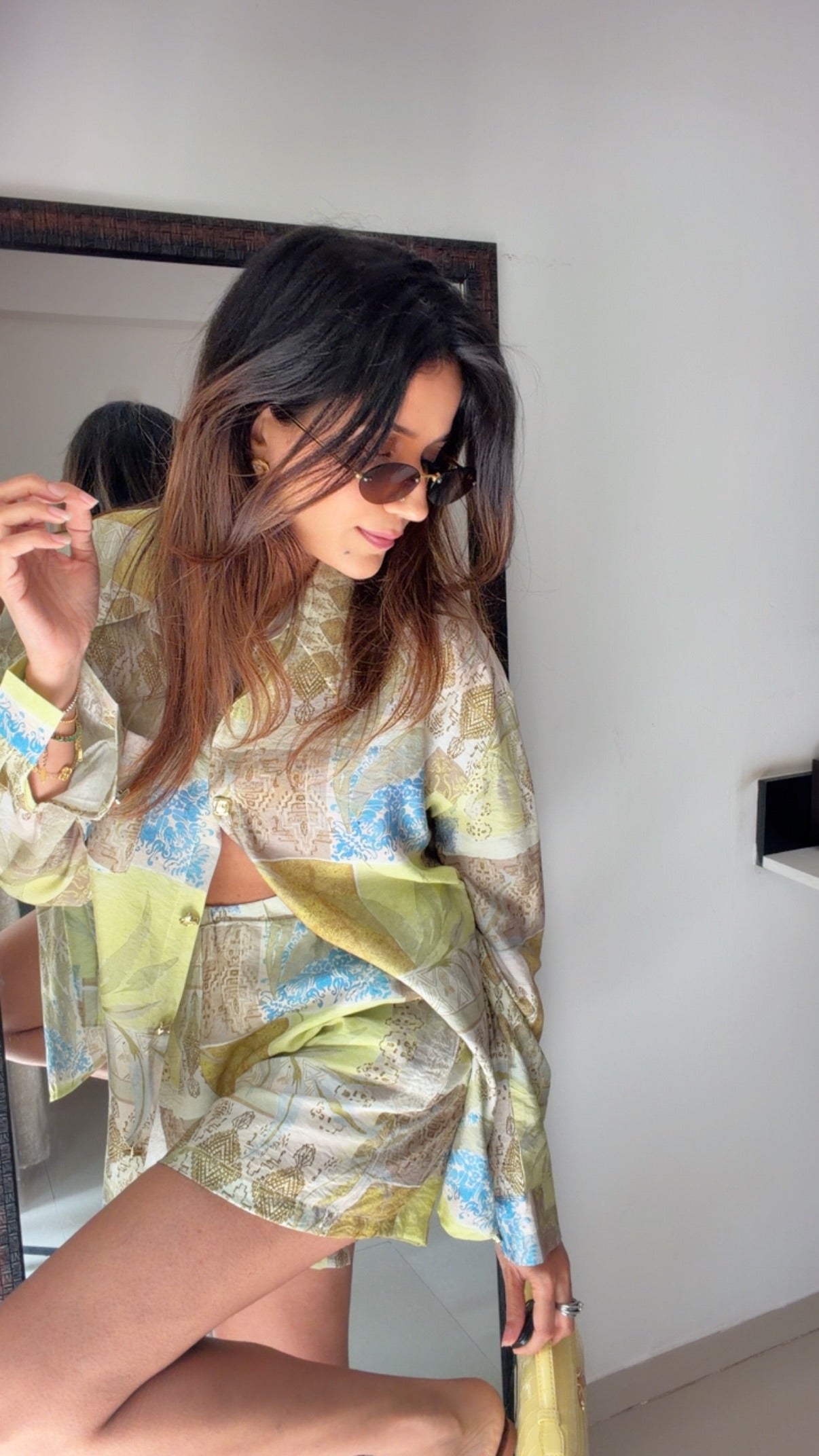 Sage Mosaic Printed Co-ord Set