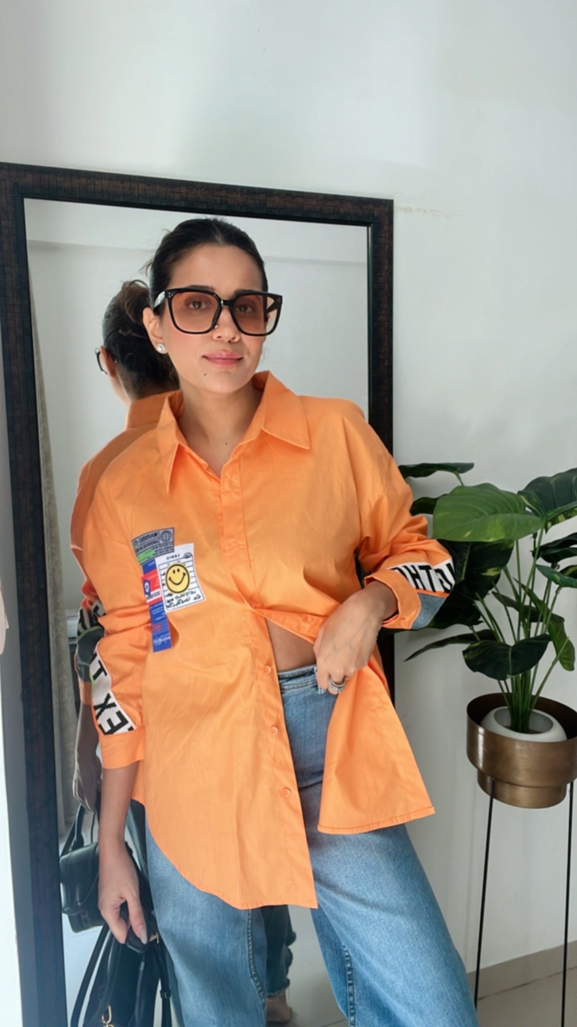 Colorpop Denim Poplin Shirt