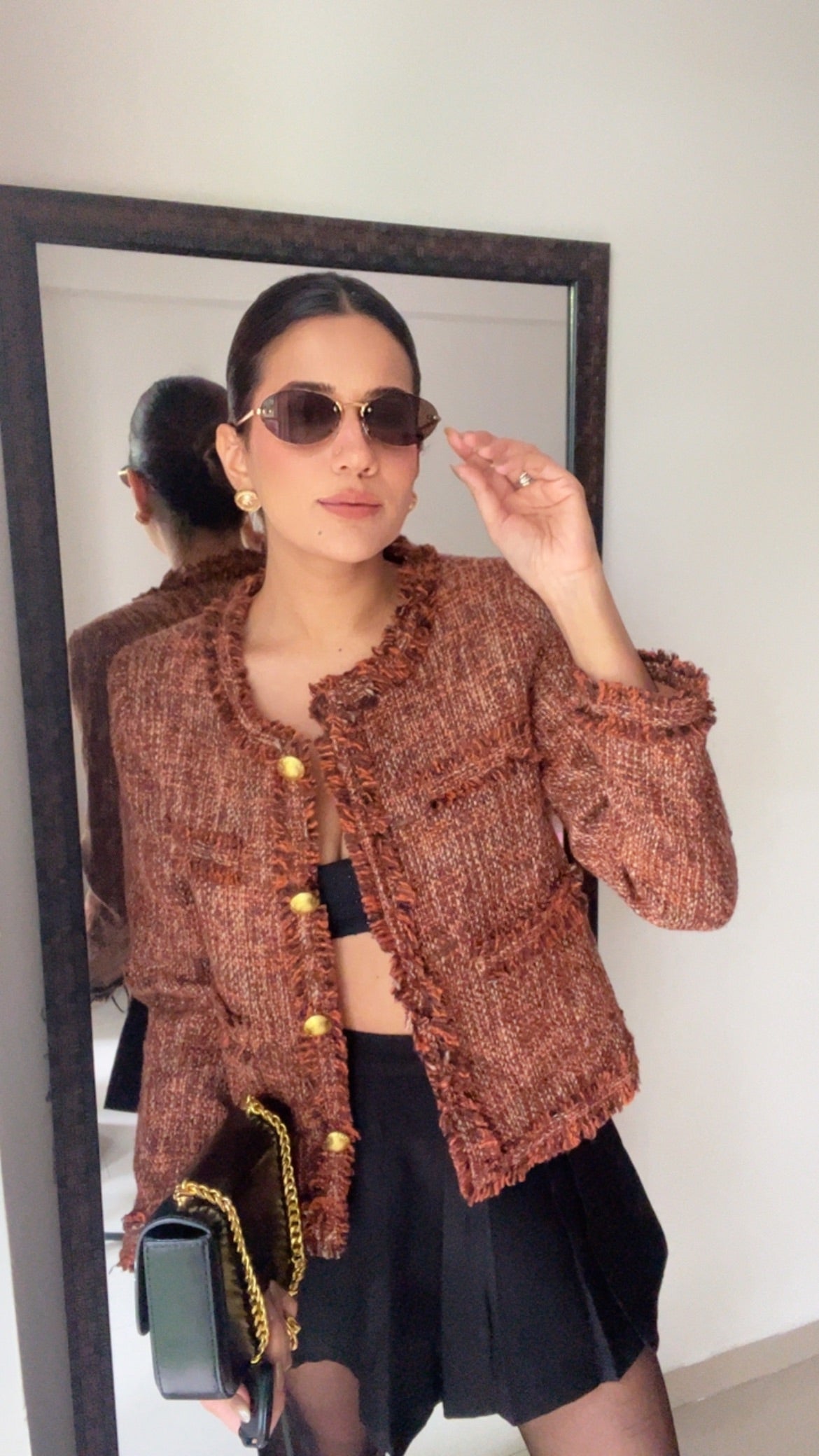 Brown Tweed Fall Jacket