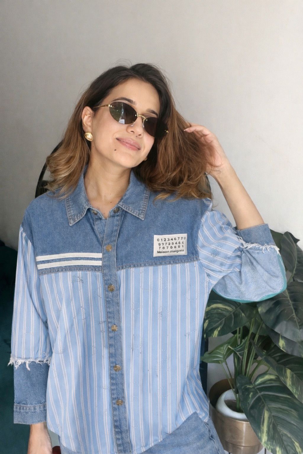 Pastel Stripe Poplin Shirt