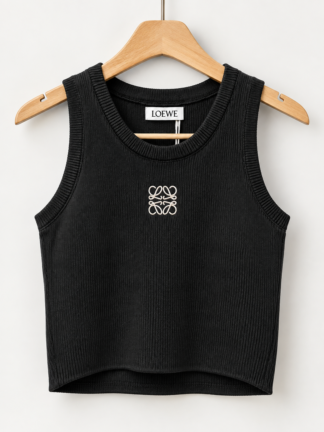 Ribbed Monochrome Tank Top