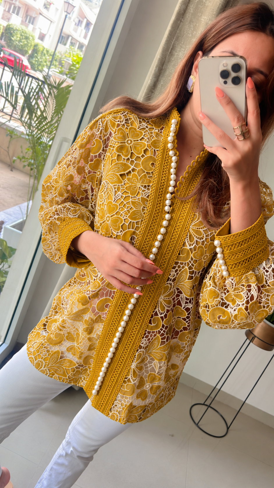Lace Pearl Overdosed Shirt