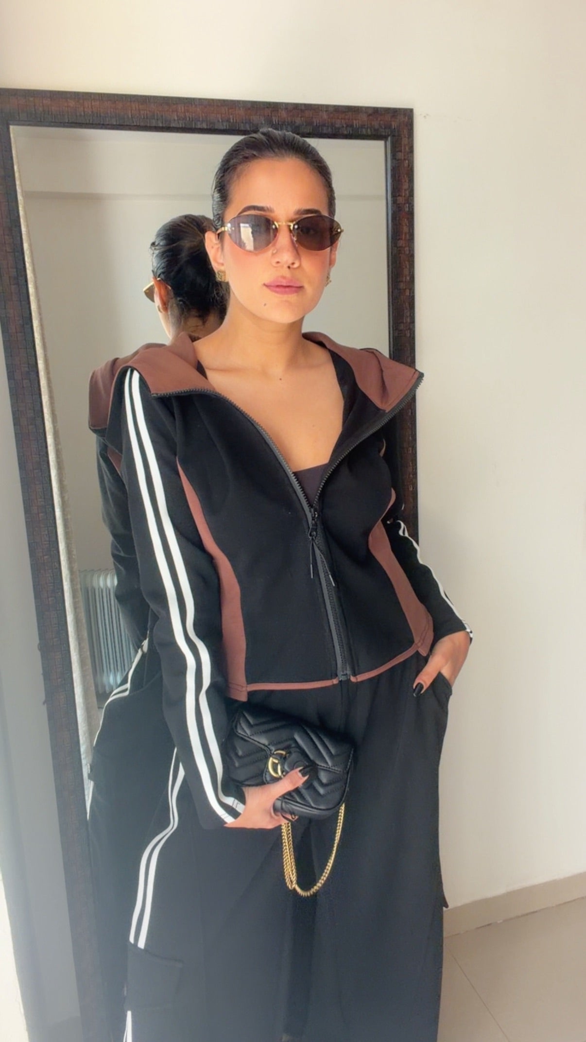 Mocha Sports Fall Lounge Set