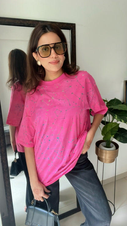 Galaxy Embossed Baby Soft Tee