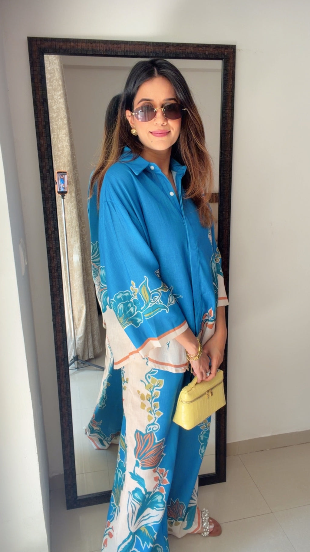 Azure Bloom Resort Co-ord Set