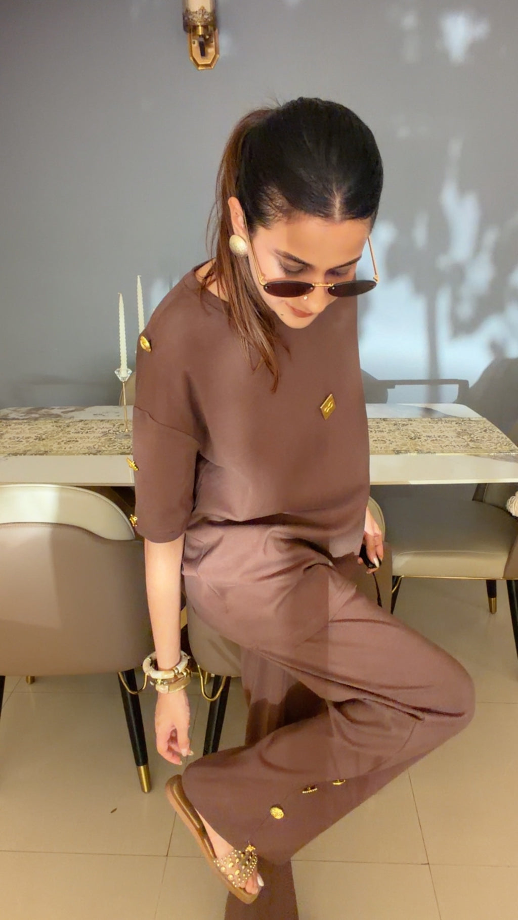 Monotone Relaxed Fit Co-ord Set