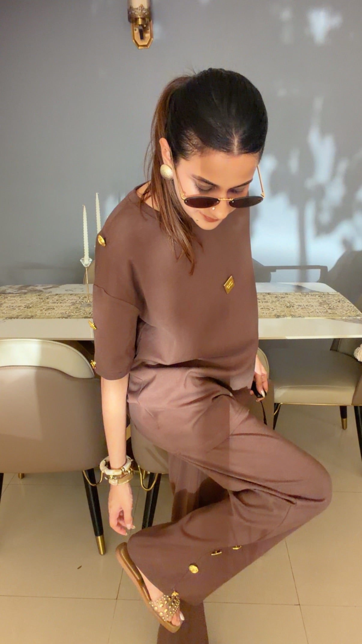 Monotone Relaxed Fit Co-ord Set
