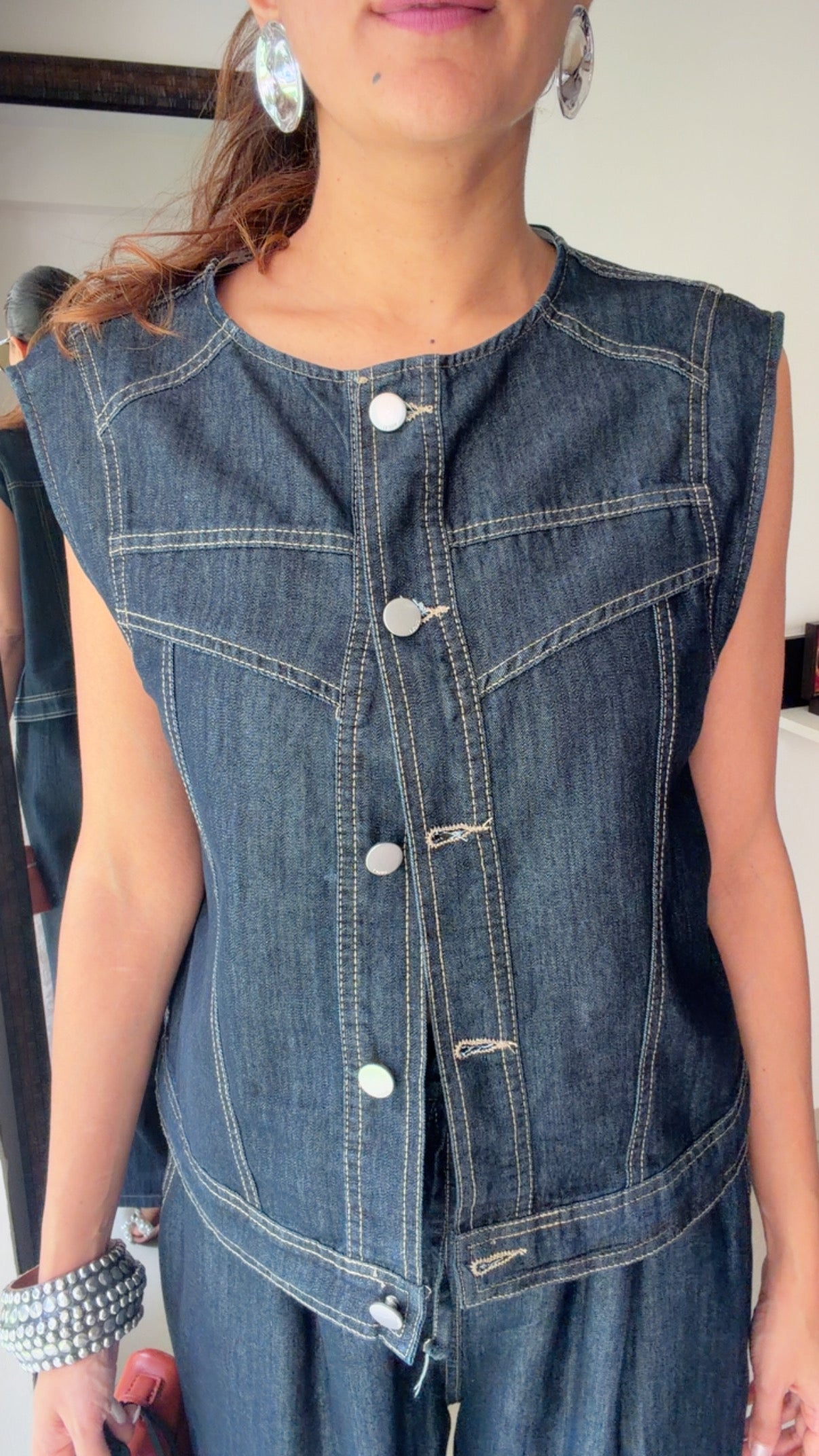 Relaxed Denim Co-ord Set